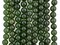 The Bead Chest Nephrite Jade Beads: Round Dark Green Beading Stones for Jewelry Makers, Full Strand